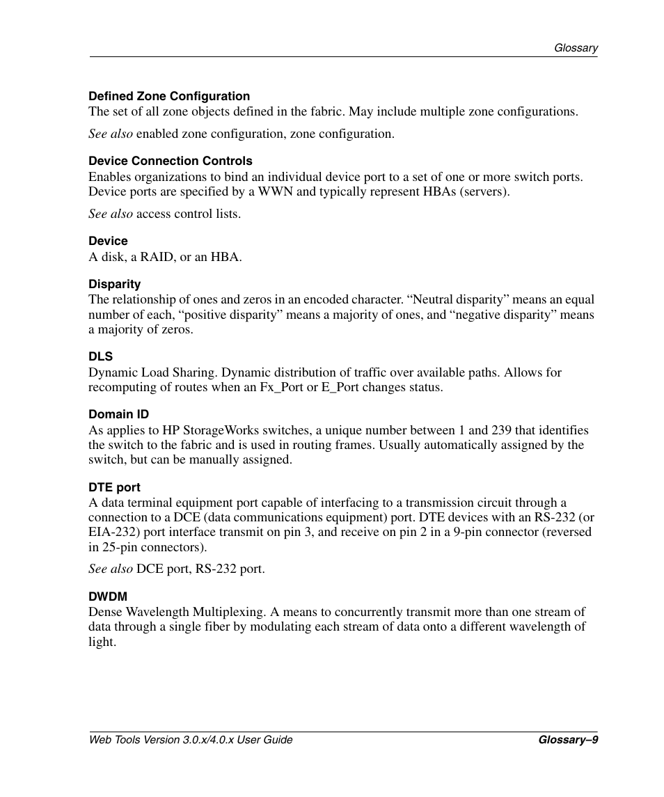 HP StorageWorks 2.32 SAN Switch User Manual | Page 319 / 348