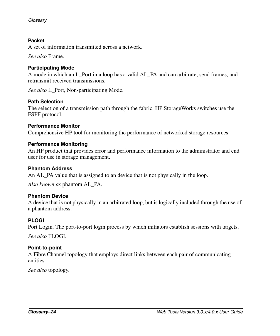 HP StorageWorks 2.32 SAN Switch User Manual | Page 334 / 348
