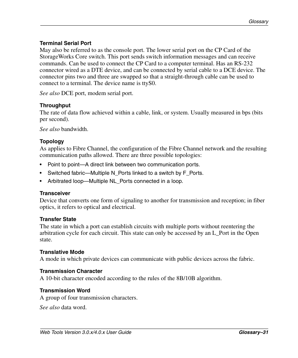 HP StorageWorks 2.32 SAN Switch User Manual | Page 341 / 348