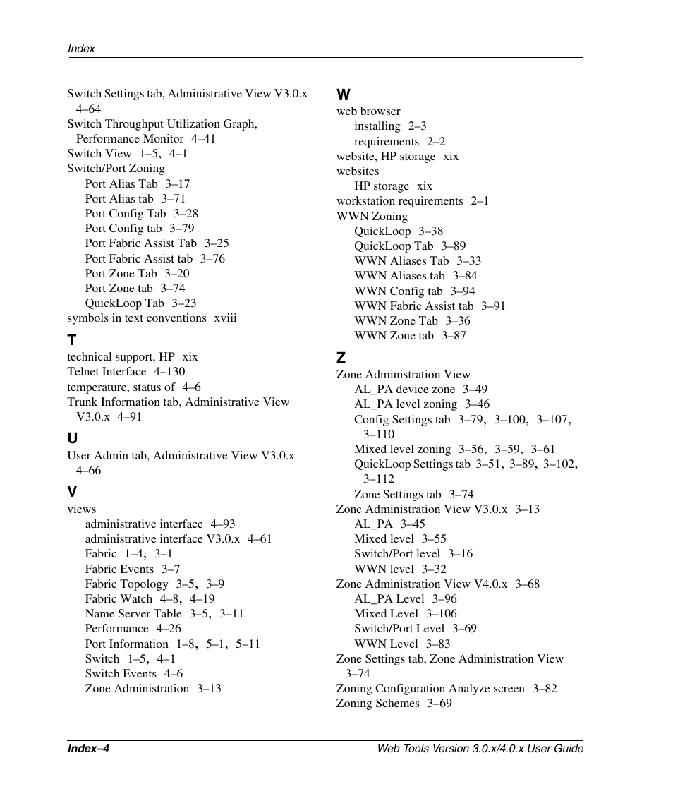 HP StorageWorks 2.32 SAN Switch User Manual | Page 348 / 348