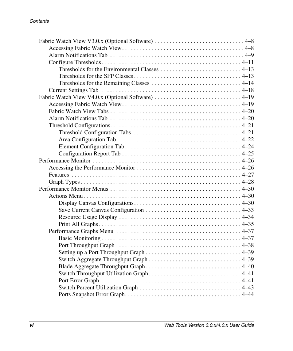 HP StorageWorks 2.32 SAN Switch User Manual | Page 6 / 348