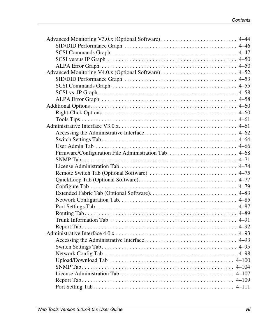 HP StorageWorks 2.32 SAN Switch User Manual | Page 7 / 348