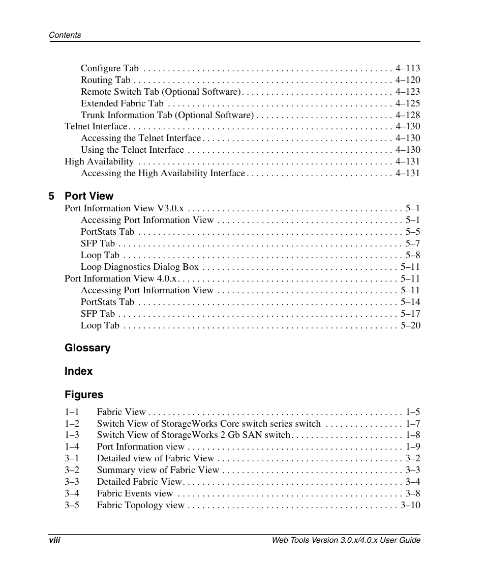 HP StorageWorks 2.32 SAN Switch User Manual | Page 8 / 348