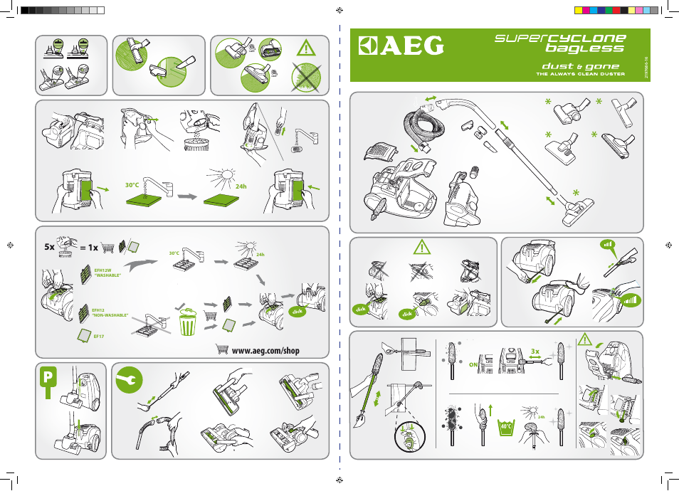 AEG ASC69FD2 User Manual | 4 pages