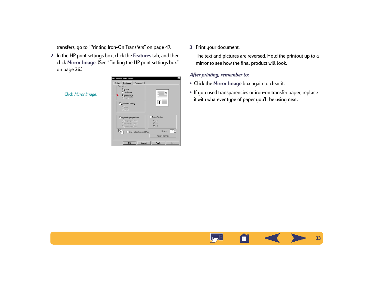 HP Deskjet 642c Printer User Manual | Page 33 / 70