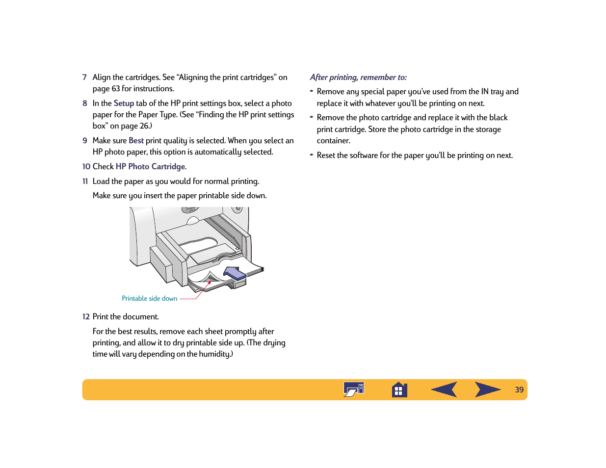 HP Deskjet 642c Printer User Manual | Page 39 / 70