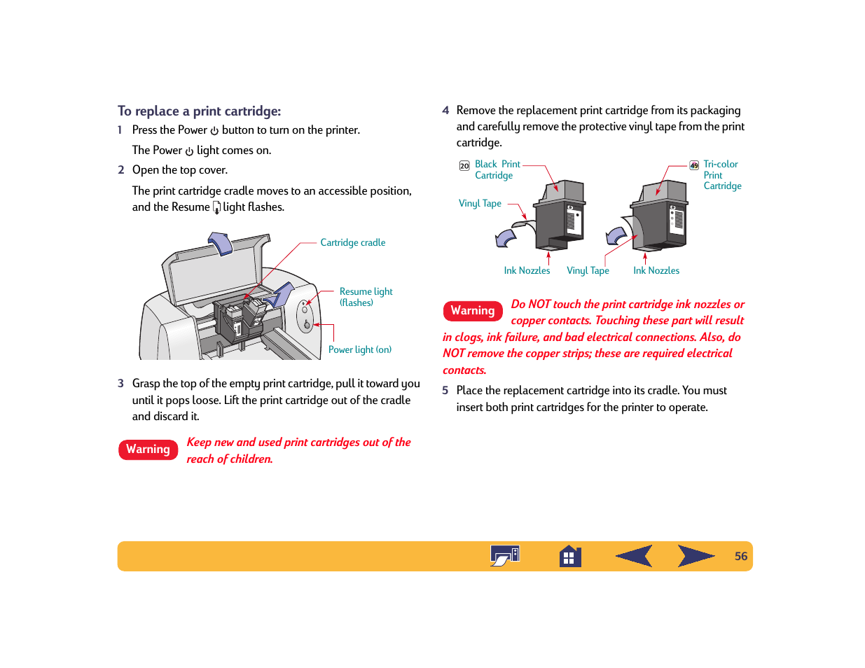 HP Deskjet 642c Printer User Manual | Page 56 / 70