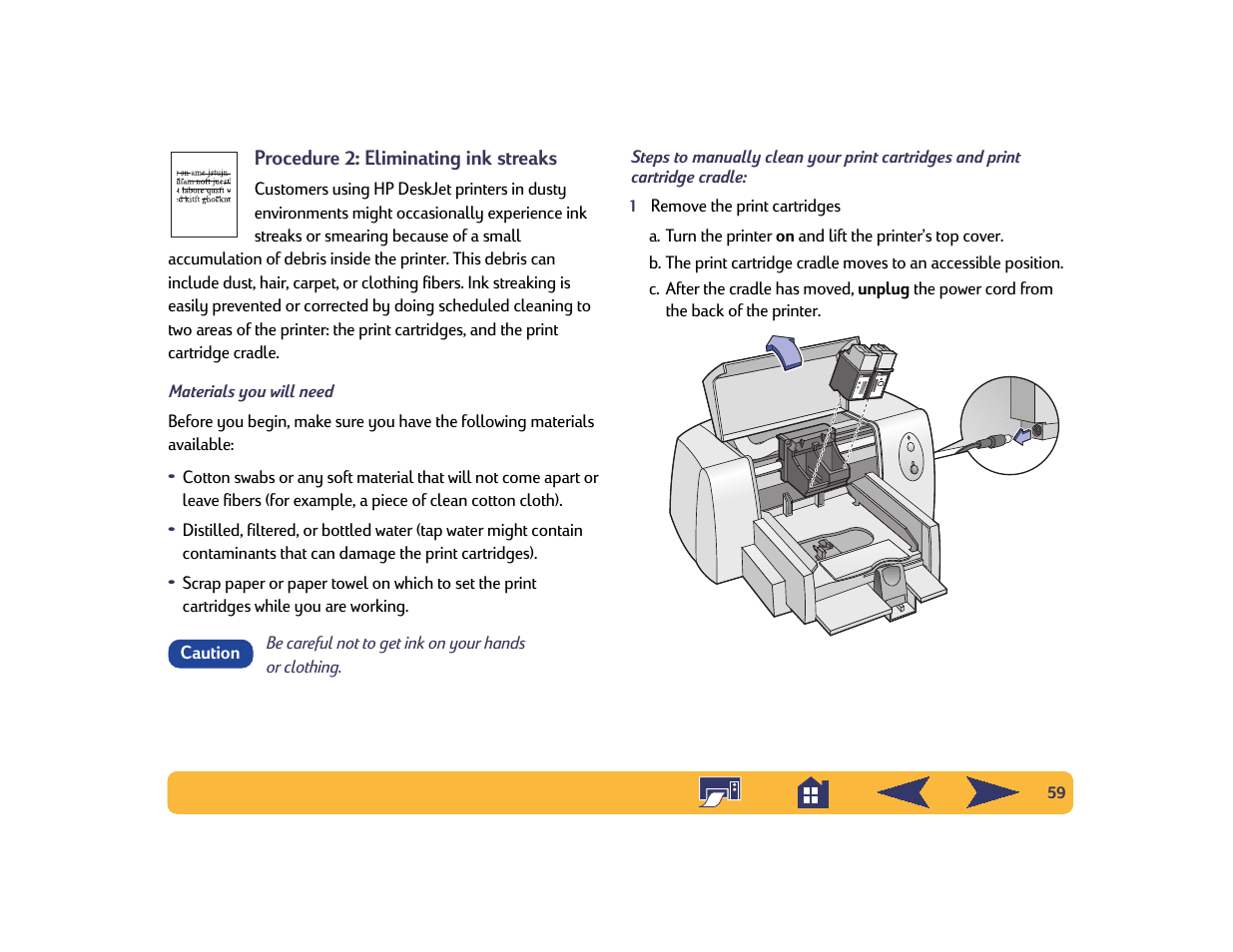 HP Deskjet 642c Printer User Manual | Page 59 / 70