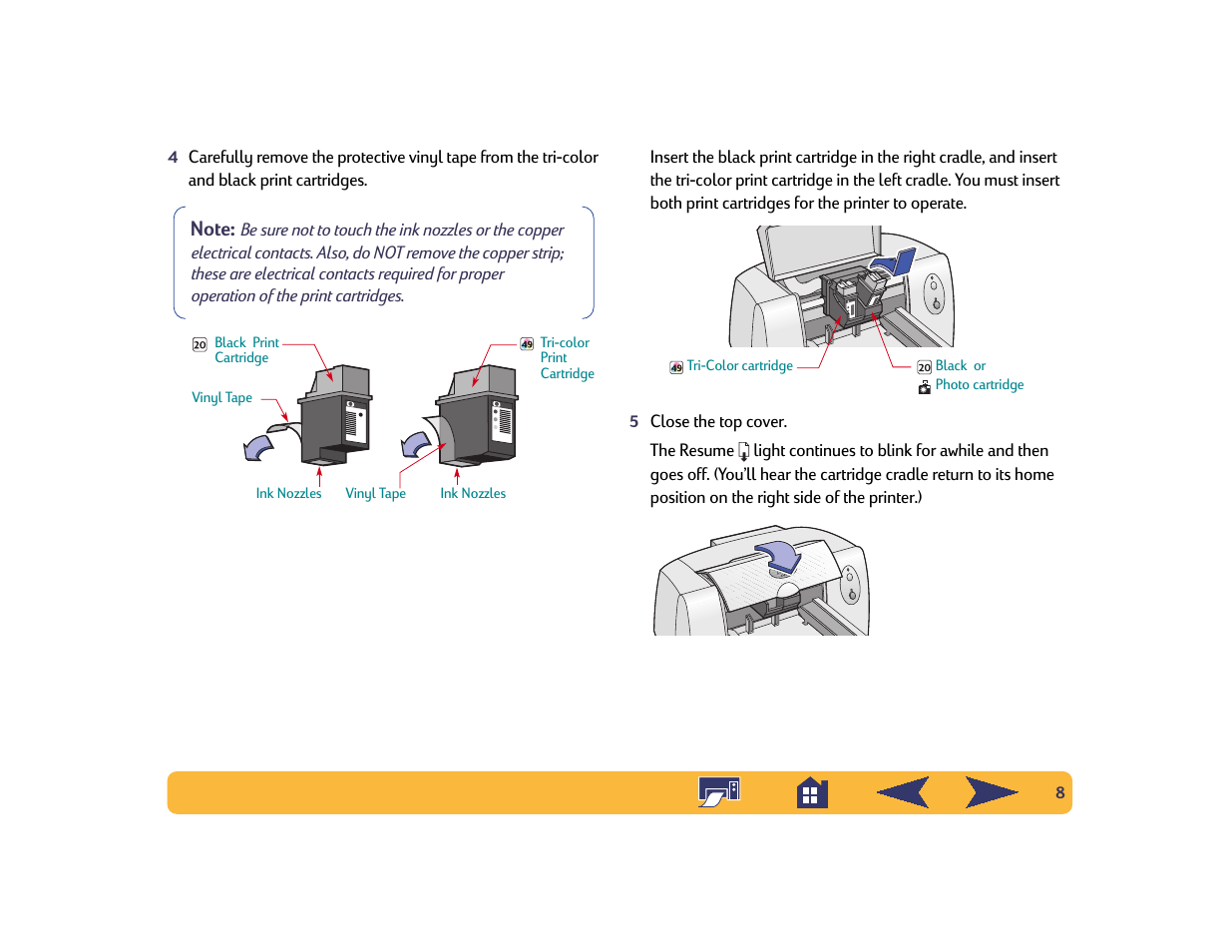 HP Deskjet 642c Printer User Manual | Page 8 / 70