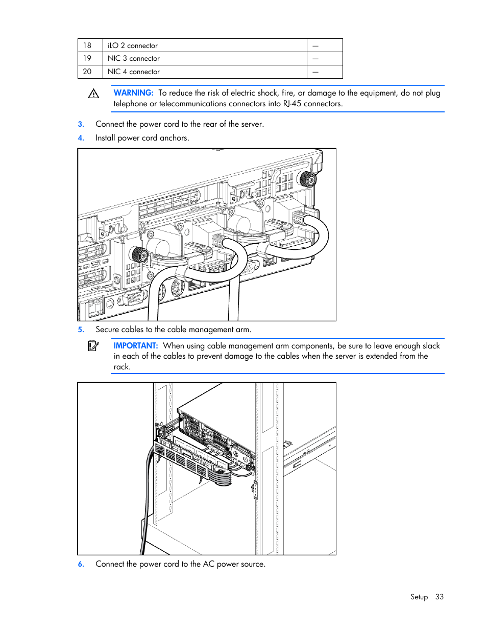 HP ProLiant DL385 G6 Server User Manual | Page 33 / 106