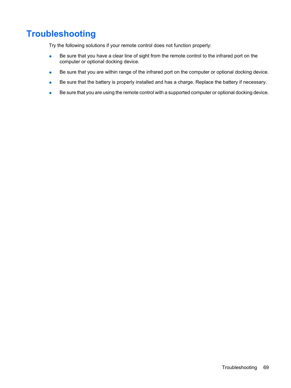 Troubleshooting | HP Pavilion dv4-2116tx Entertainment Notebook PC User Manual | Page 81 / 167