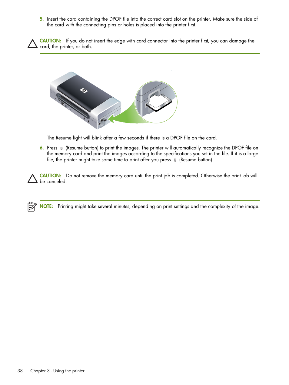 HP Deskjet 460cb Mobile Printer User Manual | Page 38 / 132