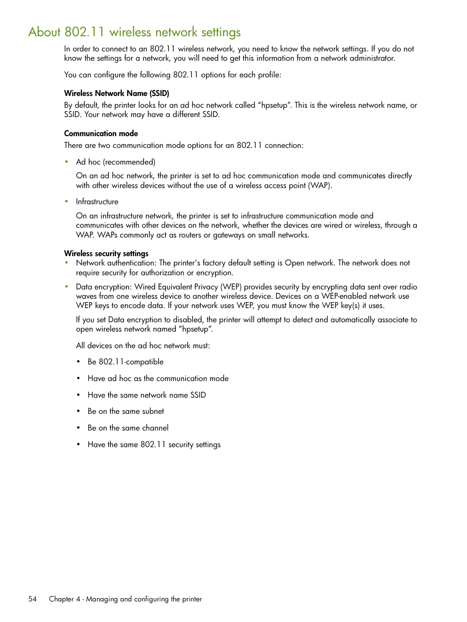 HP Deskjet 460cb Mobile Printer User Manual | Page 54 / 132