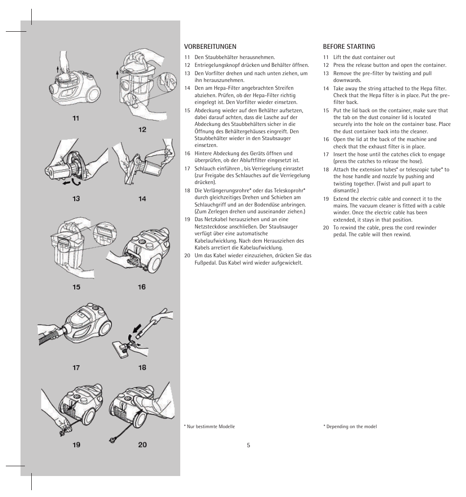 AEG ATF7620 User Manual | Page 11 / 38