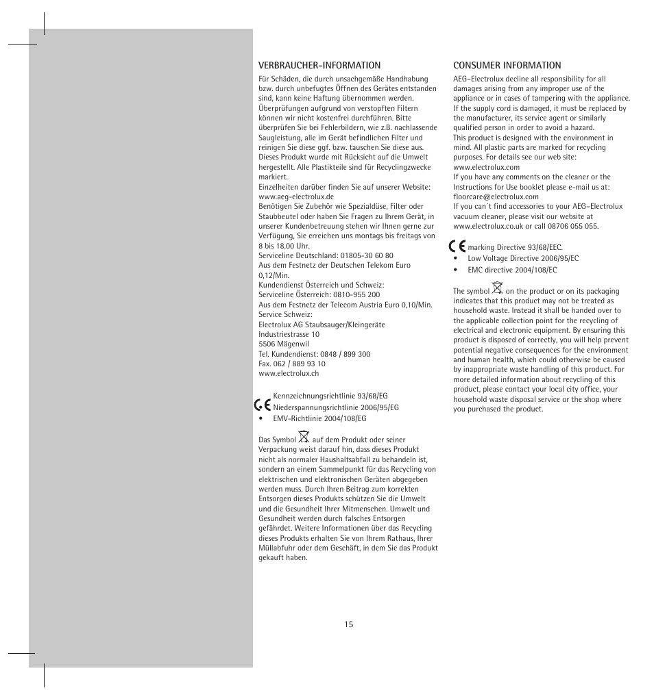 AEG ATF7620 User Manual | Page 21 / 38