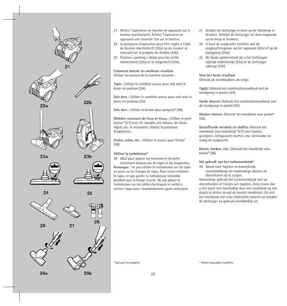 AEG ATF7620 User Manual | Page 29 / 38