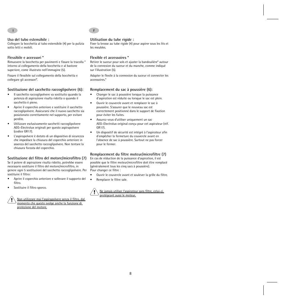 AEG AS201 User Manual | Page 10 / 14