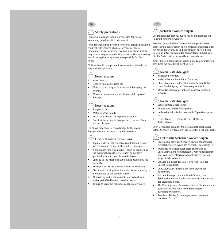 AEG AS201 User Manual | Page 5 / 14