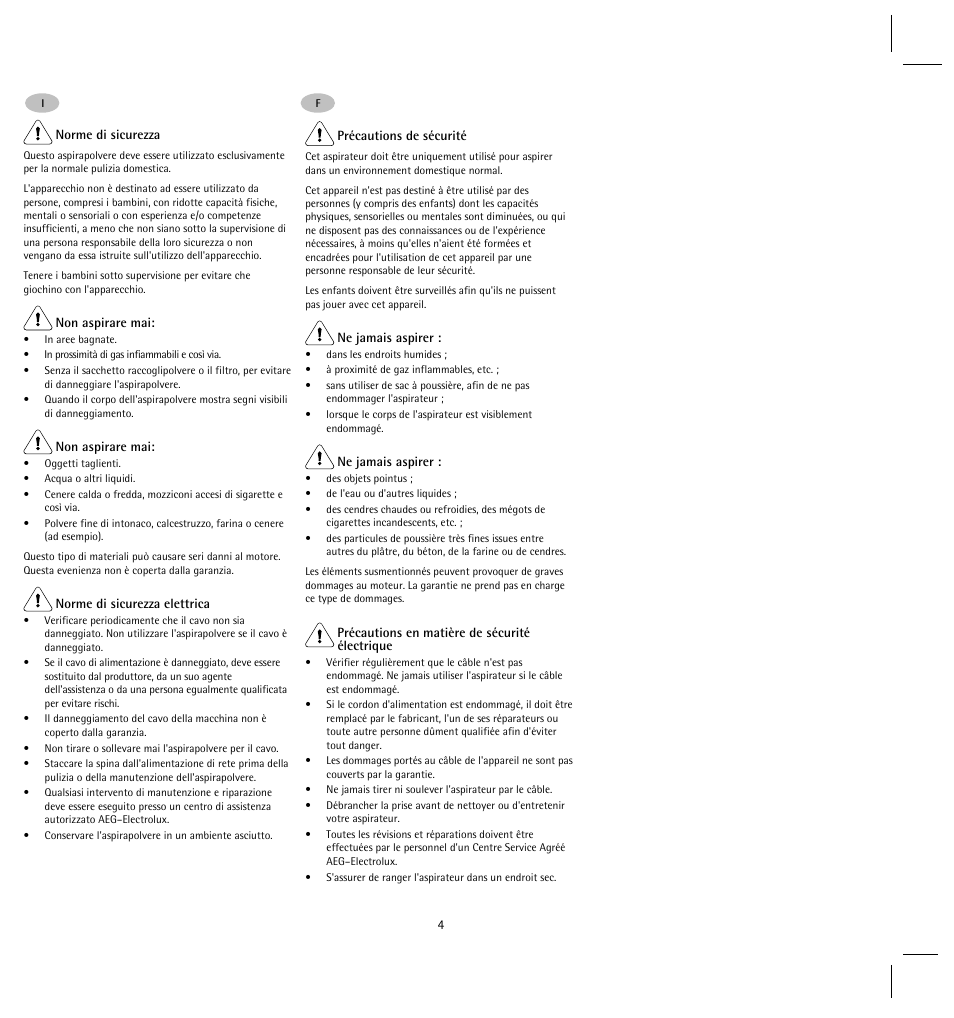 AEG AS201 User Manual | Page 6 / 14