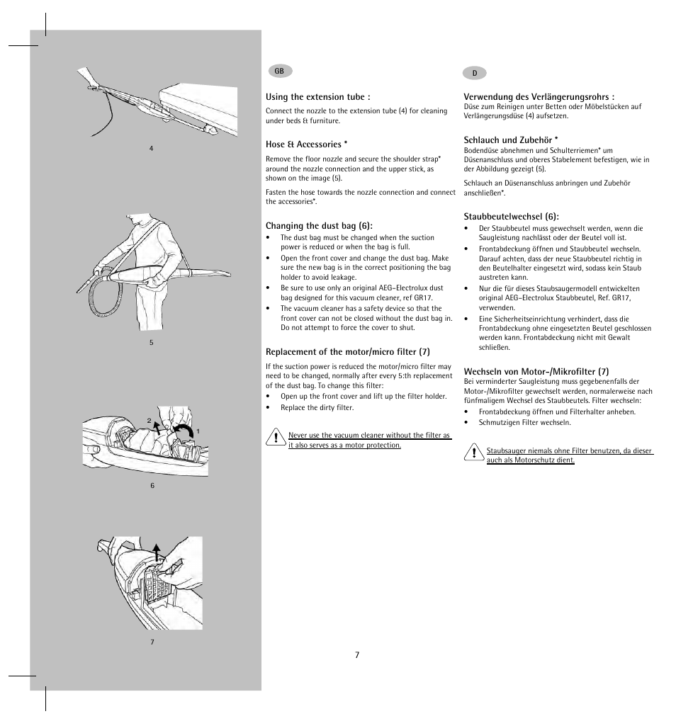 AEG AS201 User Manual | Page 9 / 14