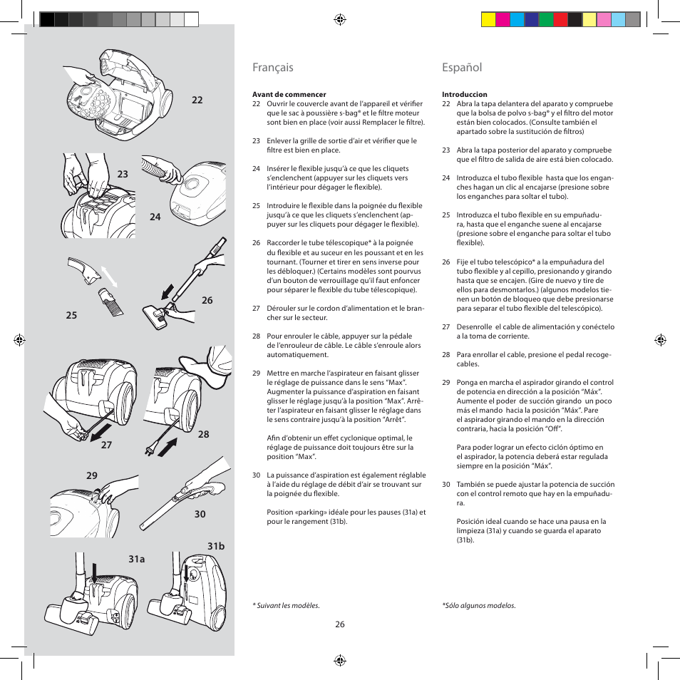 Français, Español | AEG AJM6840 User Manual | Page 26 / 56