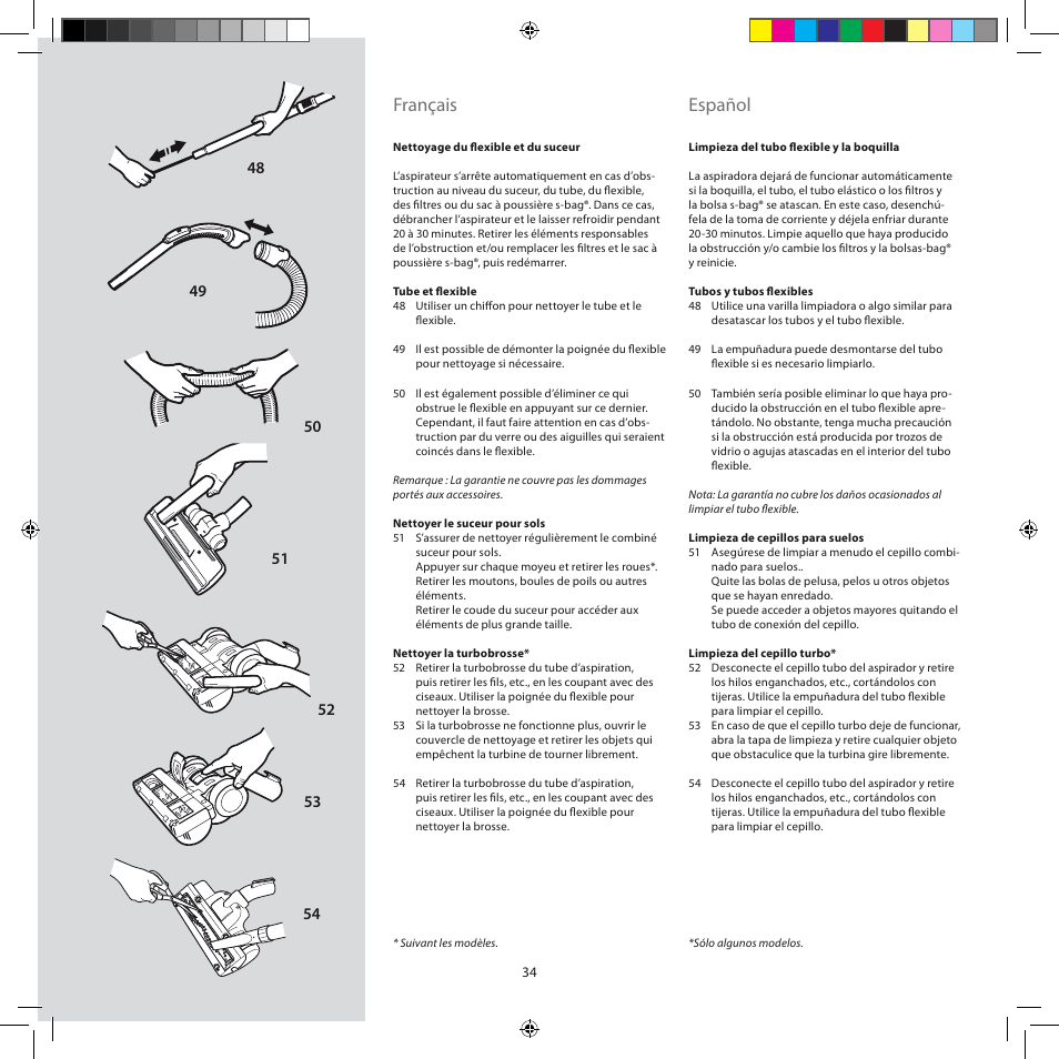 Français, Español | AEG AJM6840 User Manual | Page 34 / 56