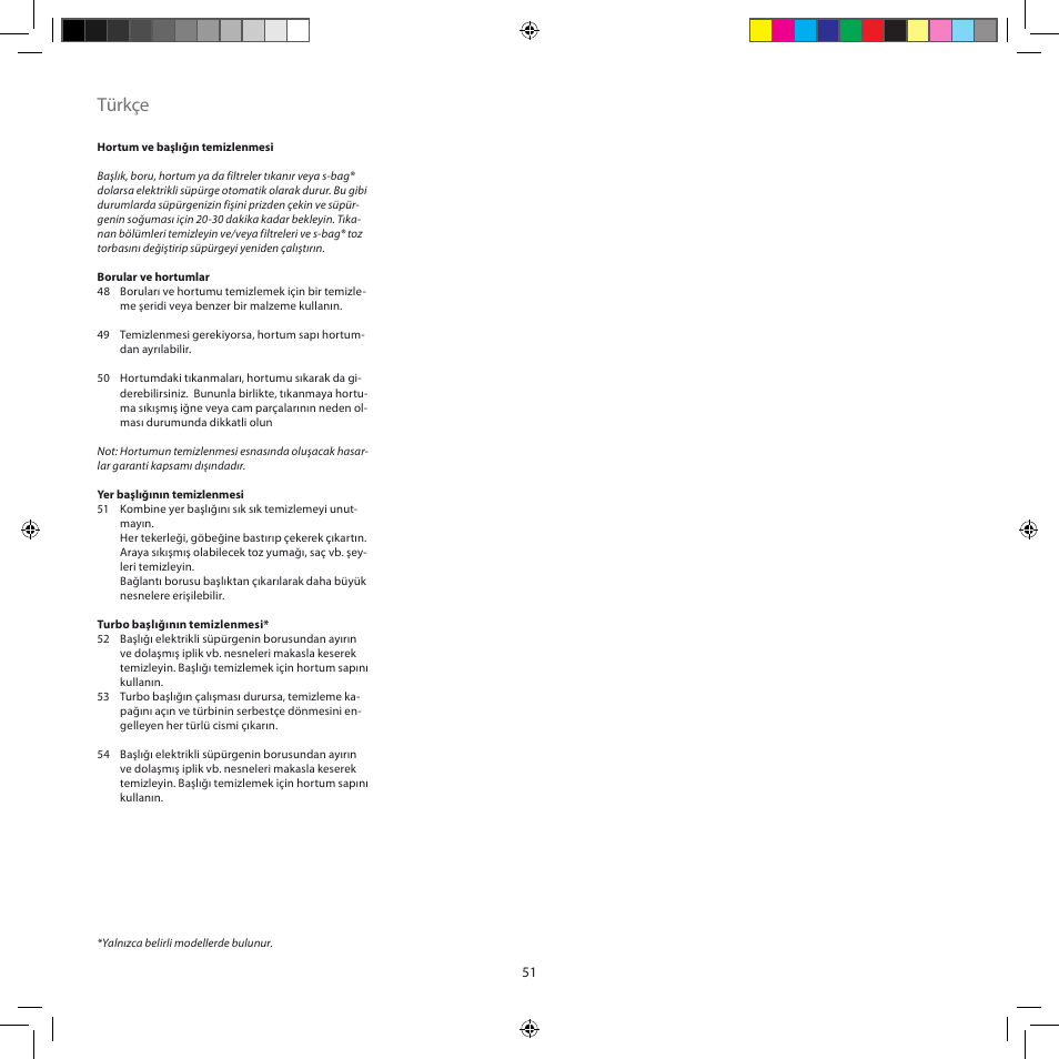 Türkçe | AEG AJM6840 User Manual | Page 51 / 56