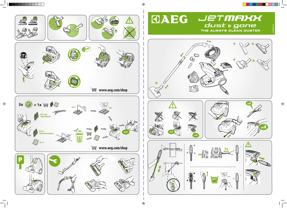 AEG AJM68FD1 User Manual | 4 pages