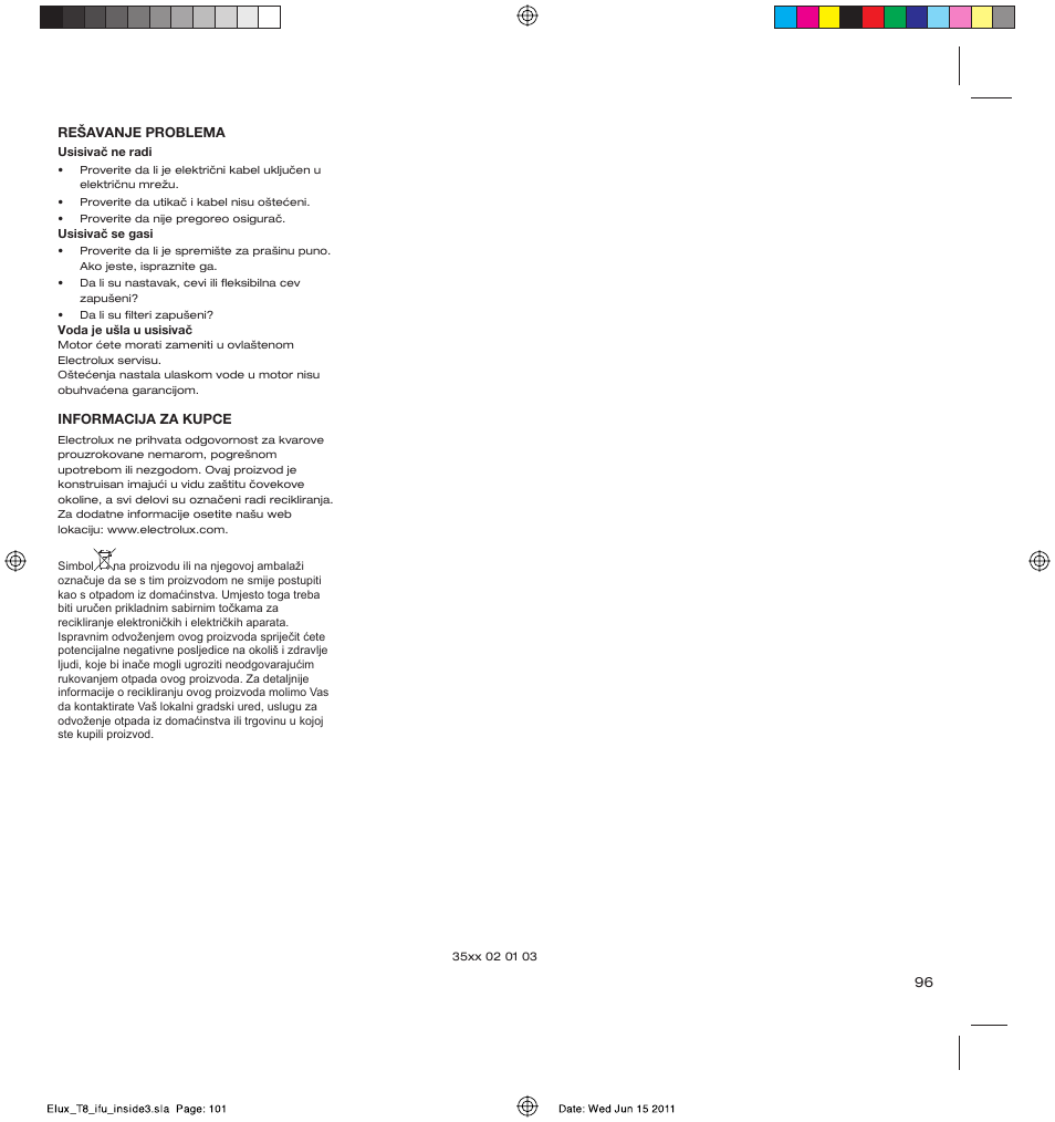 AEG AET3520 User Manual | Page 101 / 104