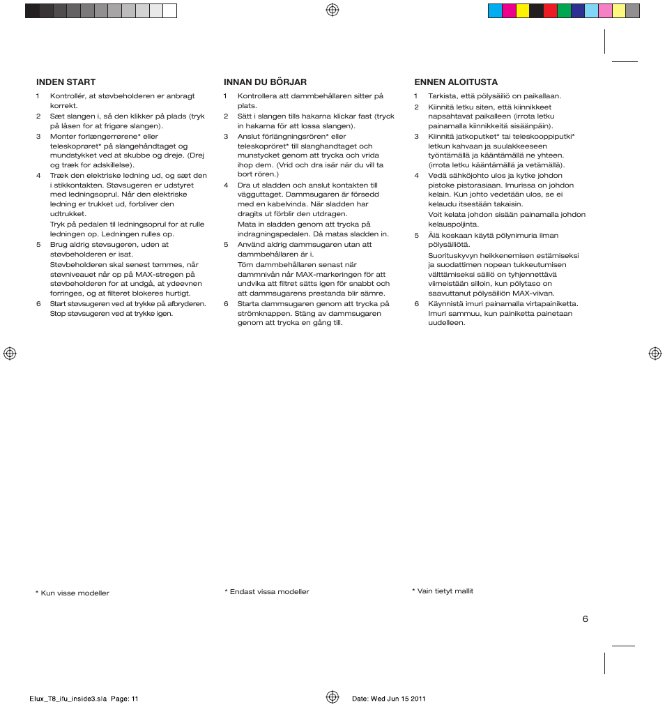 AEG AET3520 User Manual | Page 11 / 104
