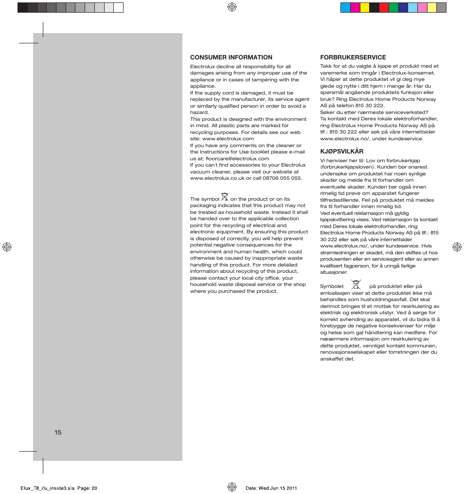 AEG AET3520 User Manual | Page 20 / 104