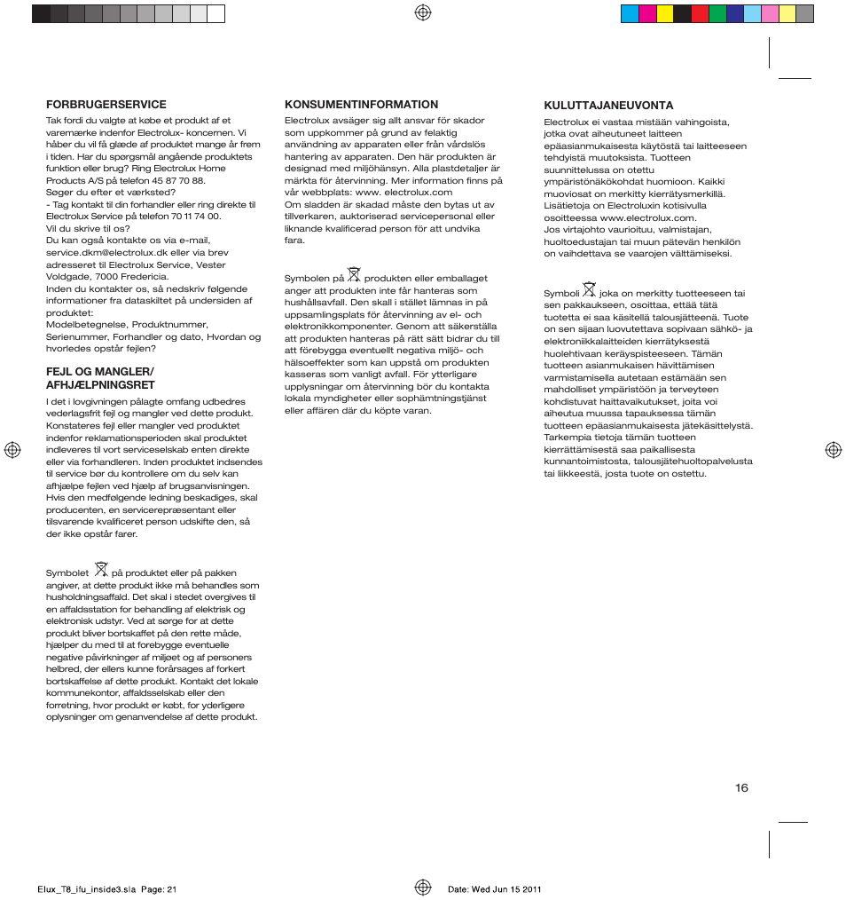 AEG AET3520 User Manual | Page 21 / 104