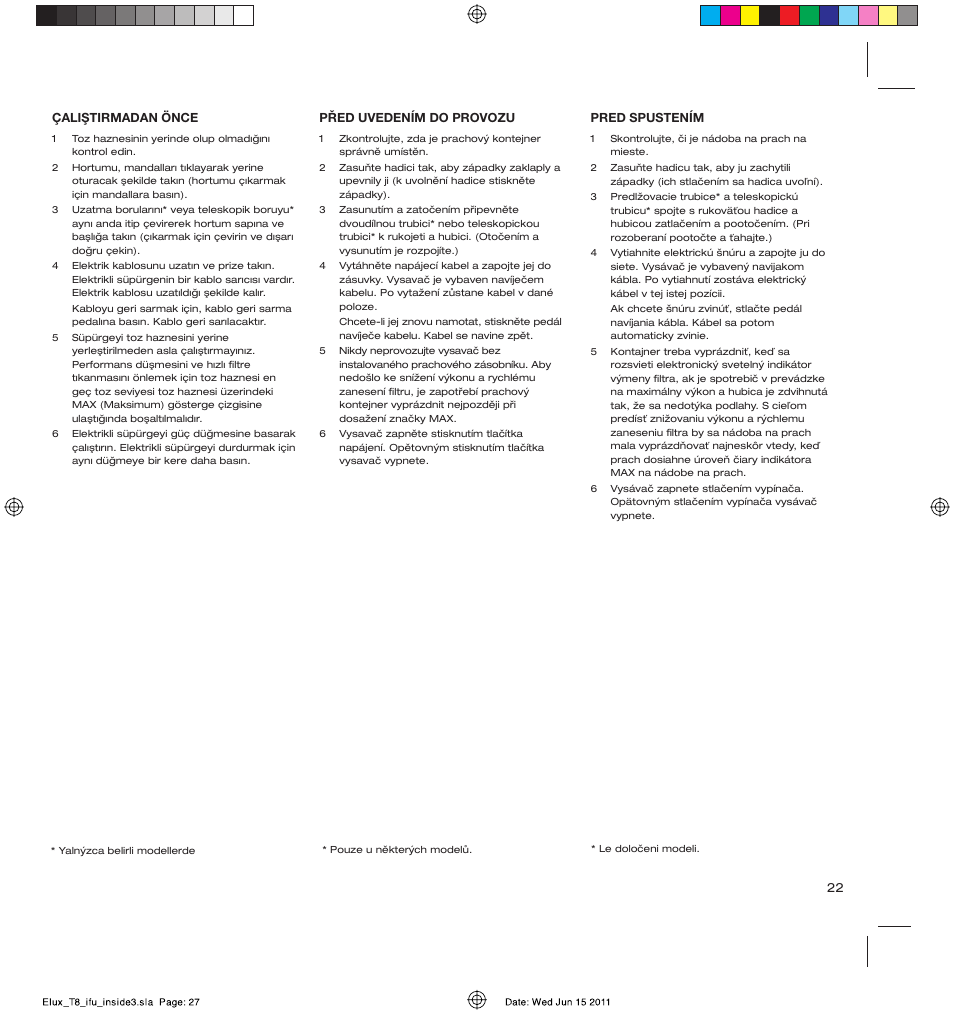 AEG AET3520 User Manual | Page 27 / 104