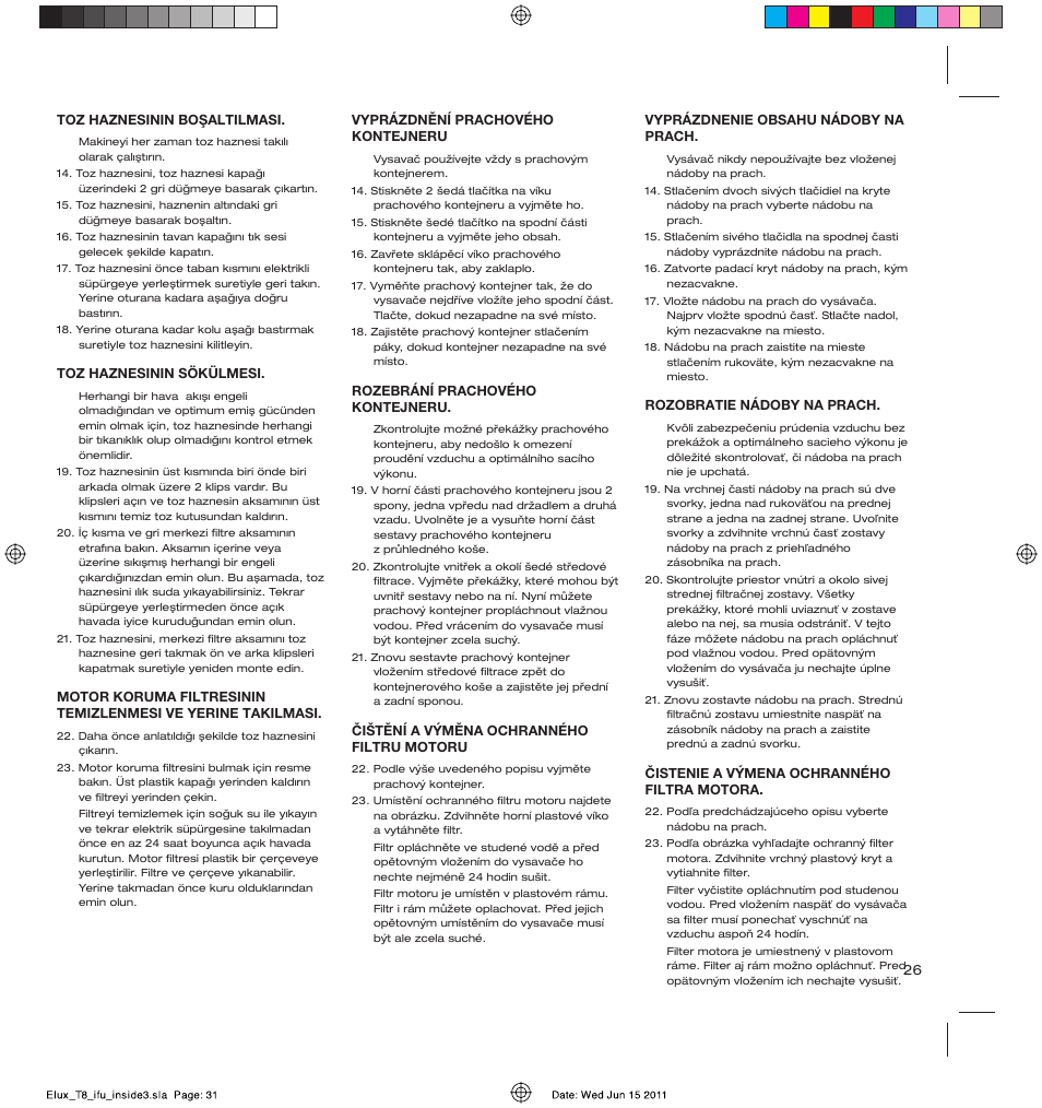AEG AET3520 User Manual | Page 31 / 104