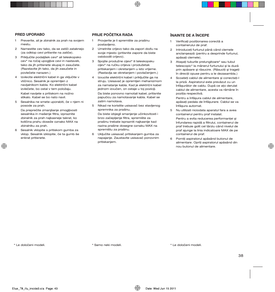 AEG AET3520 User Manual | Page 43 / 104