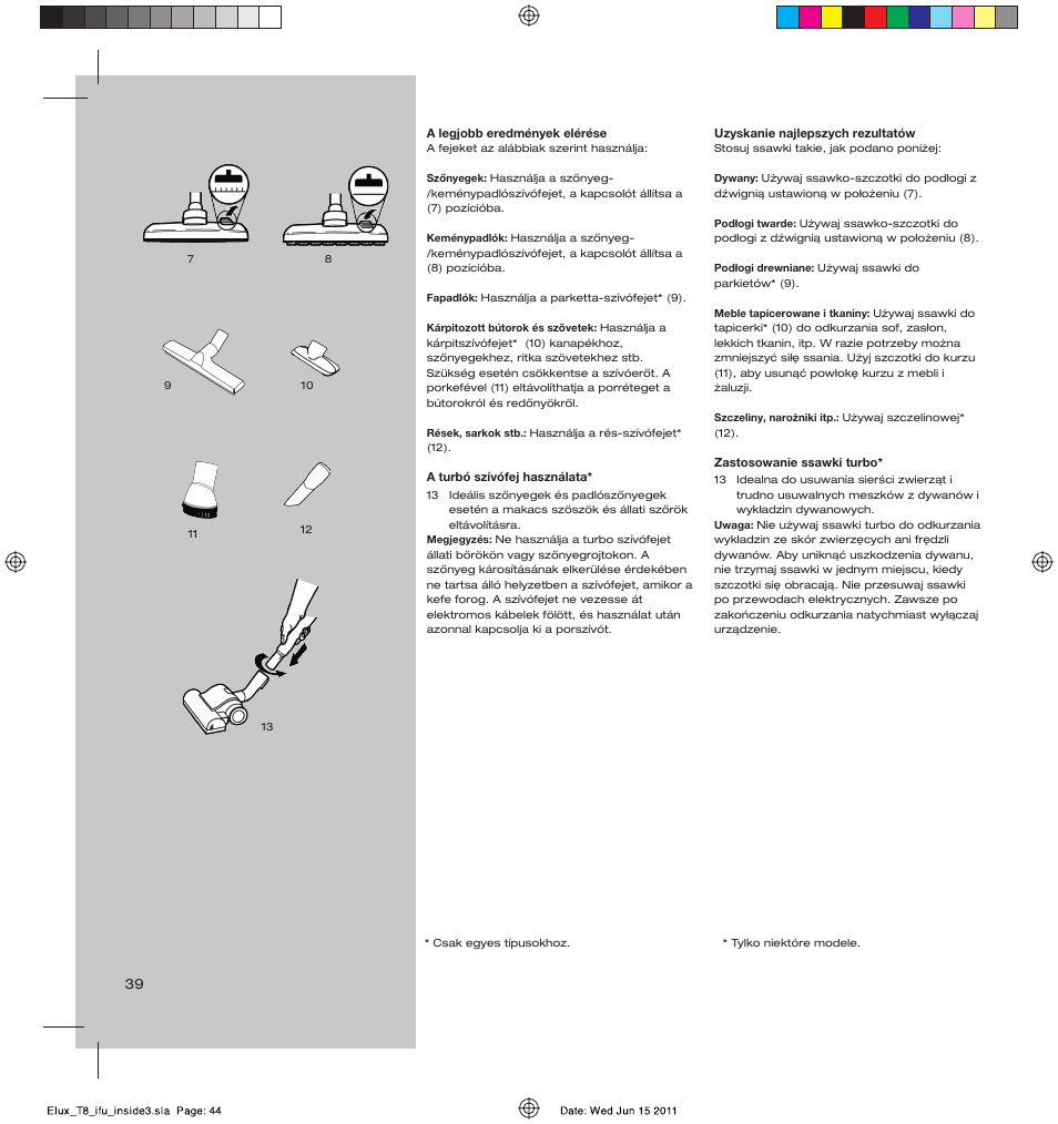 AEG AET3520 User Manual | Page 44 / 104