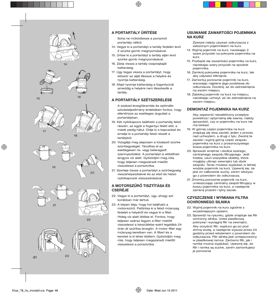 AEG AET3520 User Manual | Page 46 / 104