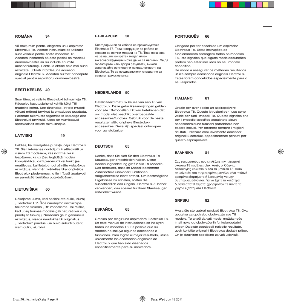 AEG AET3520 User Manual | Page 5 / 104