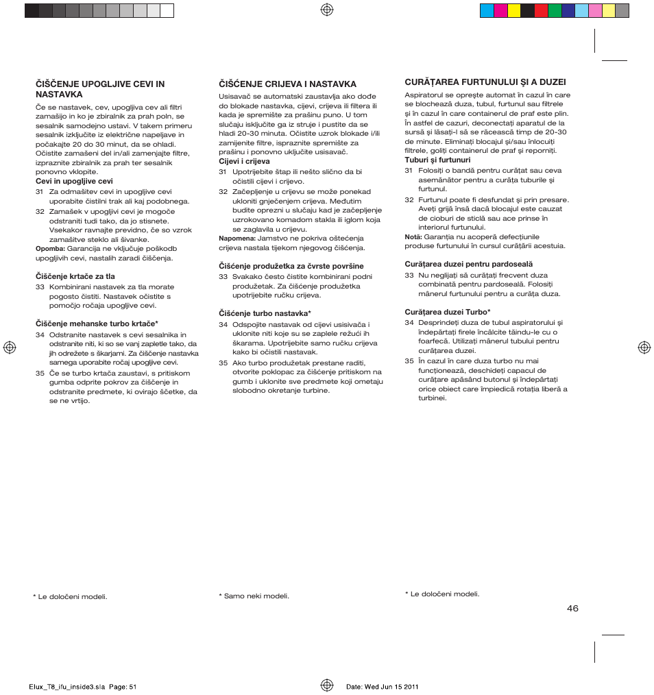 AEG AET3520 User Manual | Page 51 / 104