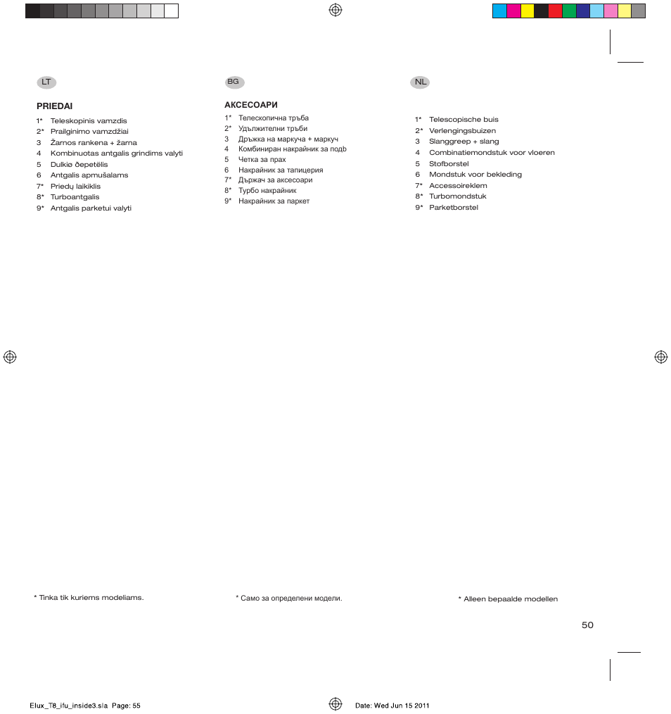 AEG AET3520 User Manual | Page 55 / 104