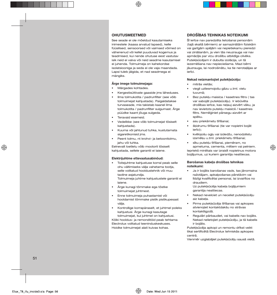 AEG AET3520 User Manual | Page 56 / 104
