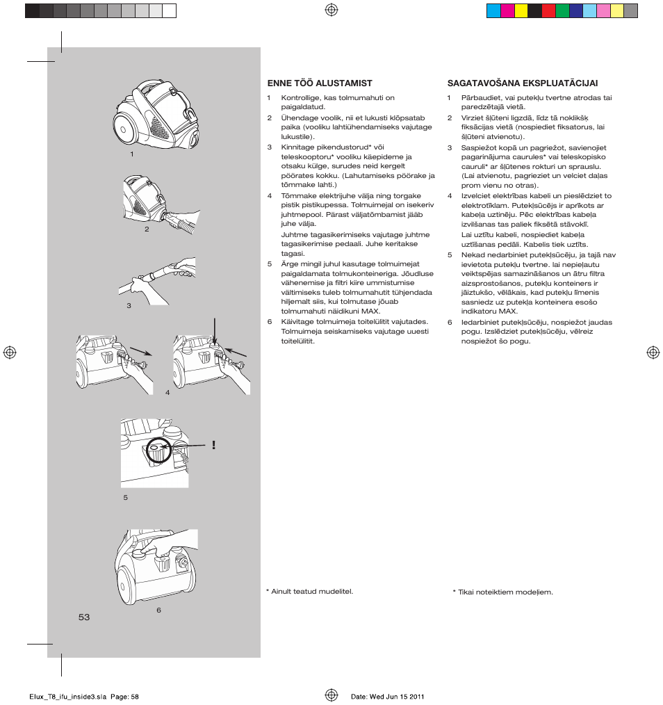 AEG AET3520 User Manual | Page 58 / 104