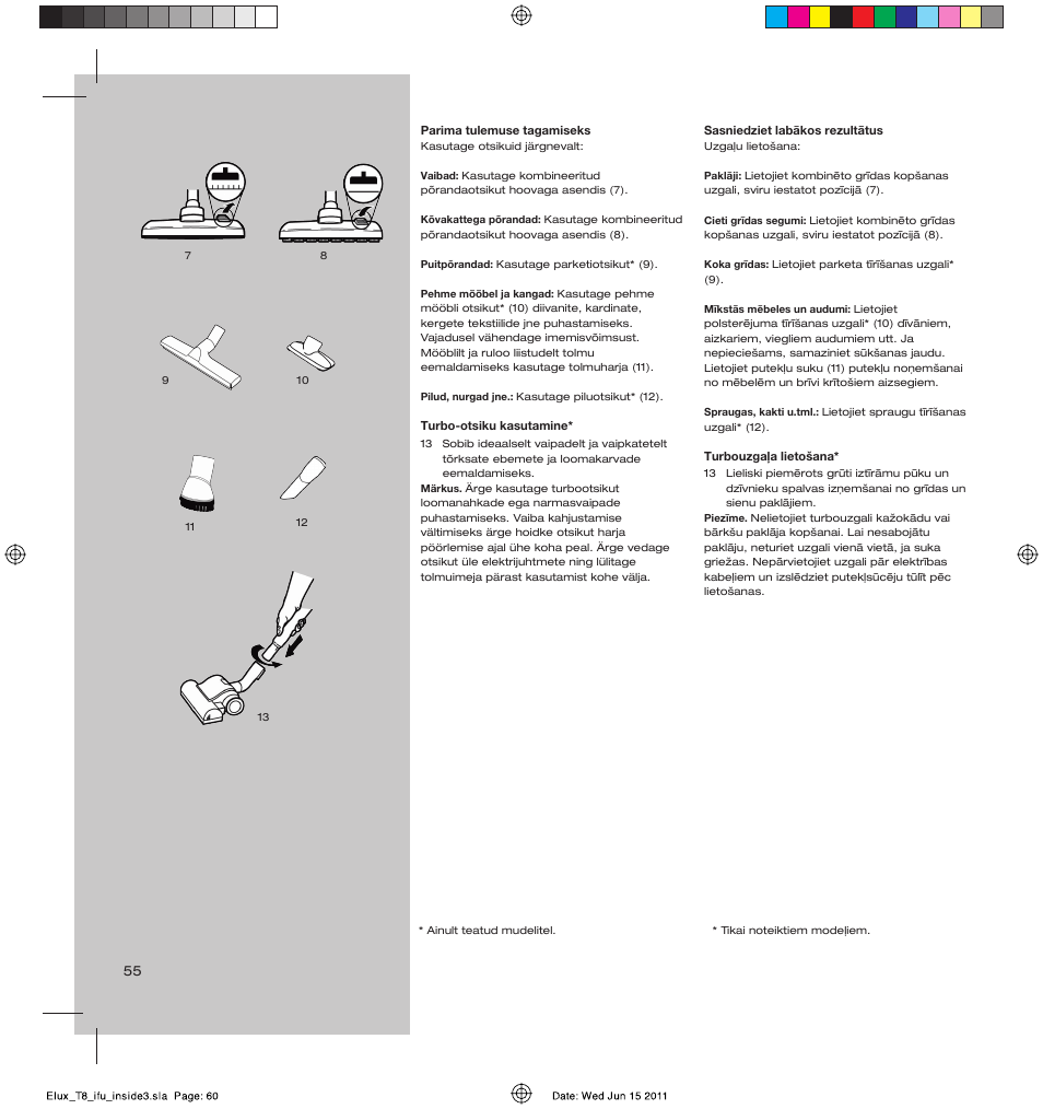 AEG AET3520 User Manual | Page 60 / 104