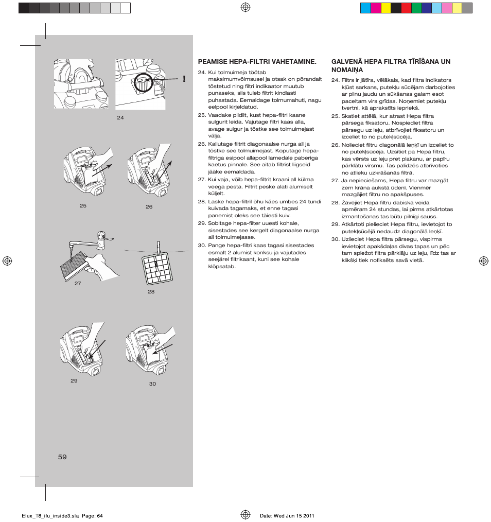 AEG AET3520 User Manual | Page 64 / 104