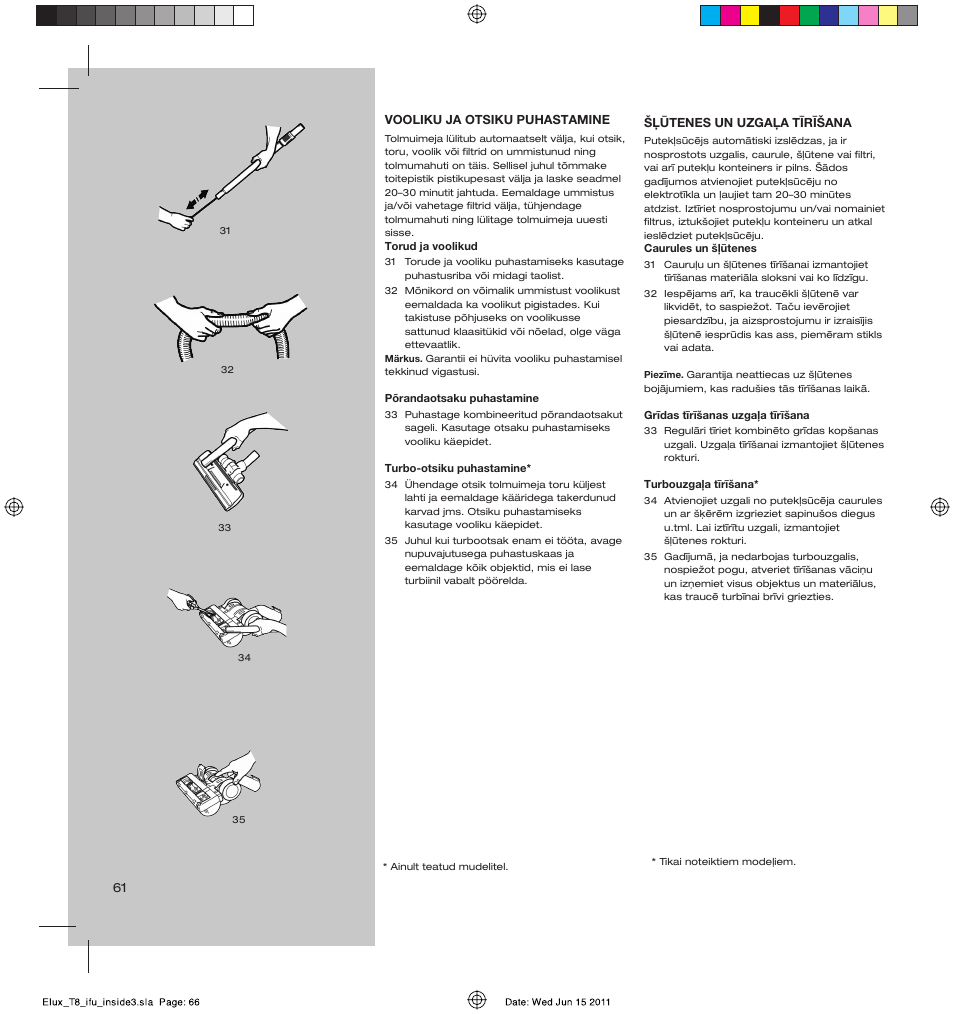 AEG AET3520 User Manual | Page 66 / 104