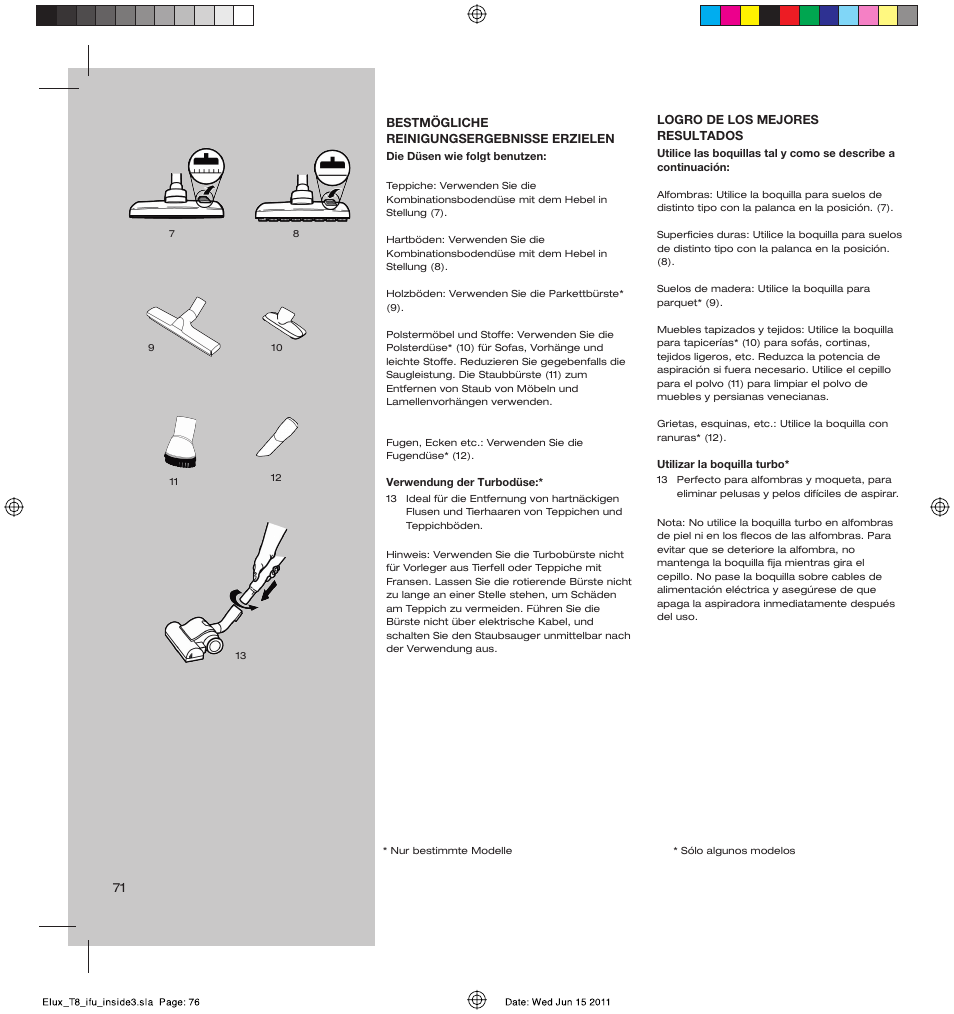AEG AET3520 User Manual | Page 76 / 104