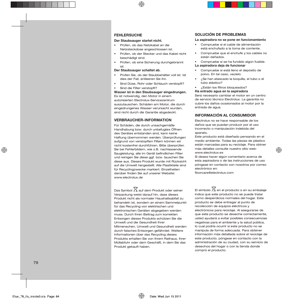 AEG AET3520 User Manual | Page 84 / 104