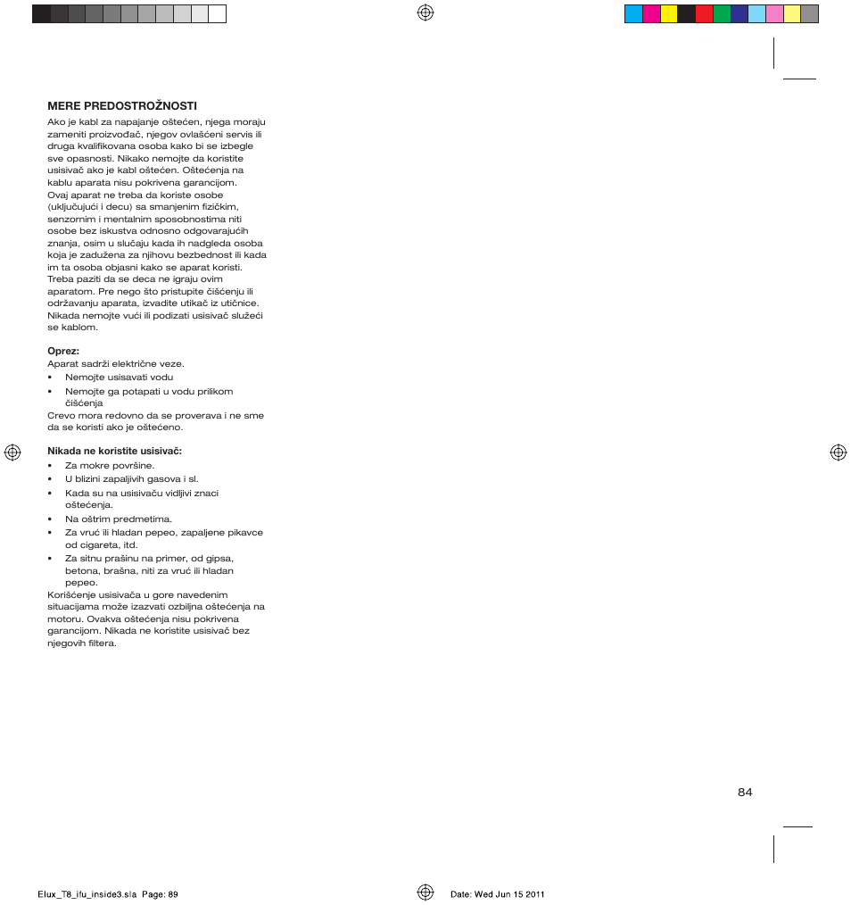 AEG AET3520 User Manual | Page 89 / 104