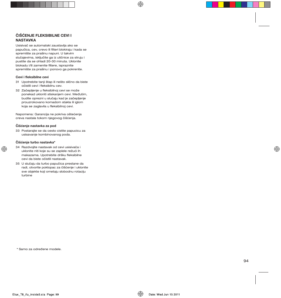 AEG AET3520 User Manual | Page 99 / 104