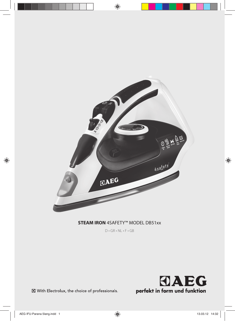 AEG DB5130CO User Manual | 20 pages